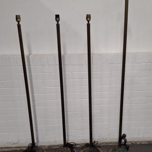 Lampen standaard / vloerlamp met special onderkant - 4 stuks