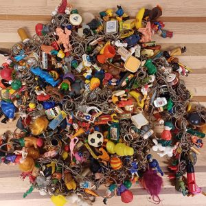 Hele bos vintage sleutelhangers