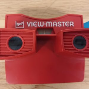 Vintage rood-wit-blauw GAF View-master