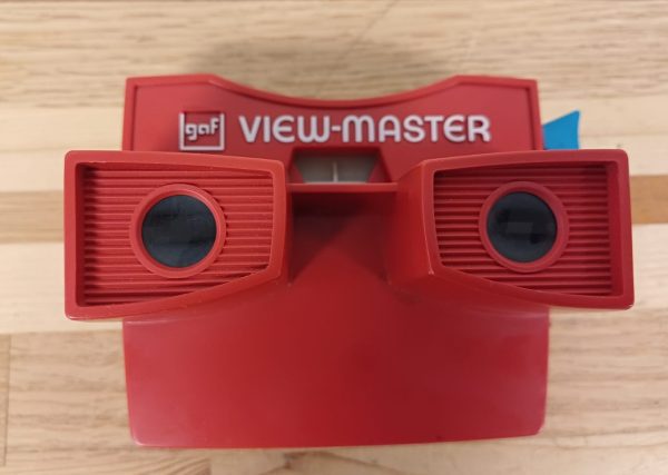 Vintage rood-wit-blauw GAF View-master