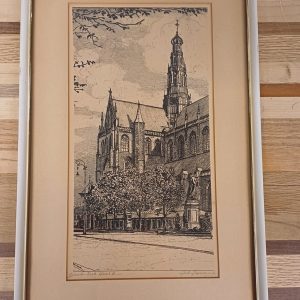 Johannes Josseaud - Grote Kerk Haarlem - ets