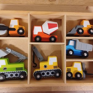 Melissa & Doug houten voertuigen - 7 stuks