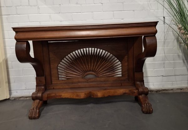 Antieke Hollandse Mahoniehout wandtafel - Biedermeierstijl