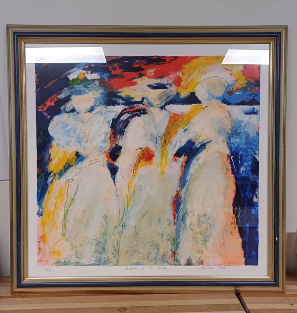 Zeefdruk Servants of the Valley - Annemike Bok - 55/125