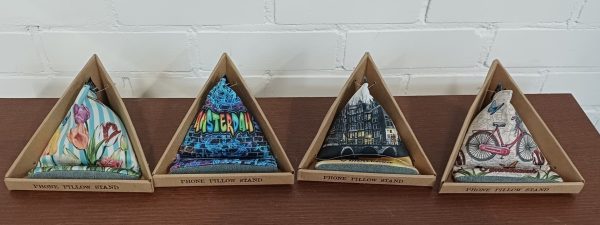 Telefoonhouder in kussenvorm - Graffiti - Amsterdam - ca. 250 stuks