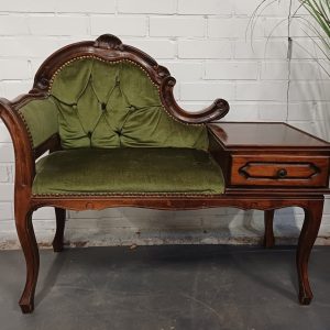 Vintage telefoonbankje