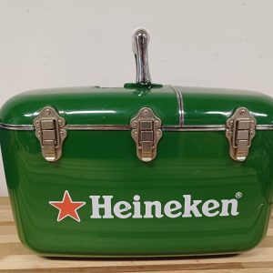 Heineken koelbox met ingebouwde radio en cd-speler
