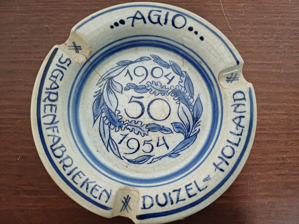 Asbak Agio Sigarenfabrieken - Goedewaagen