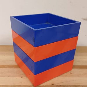 Melamine Decembre sieraden schaaltje - 4 stuks