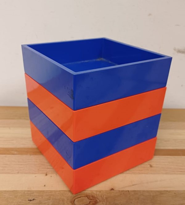 Melamine Decembre sieraden schaaltje - 4 stuks