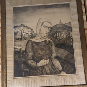 Tekening / portret Lodewijk Schelfhout