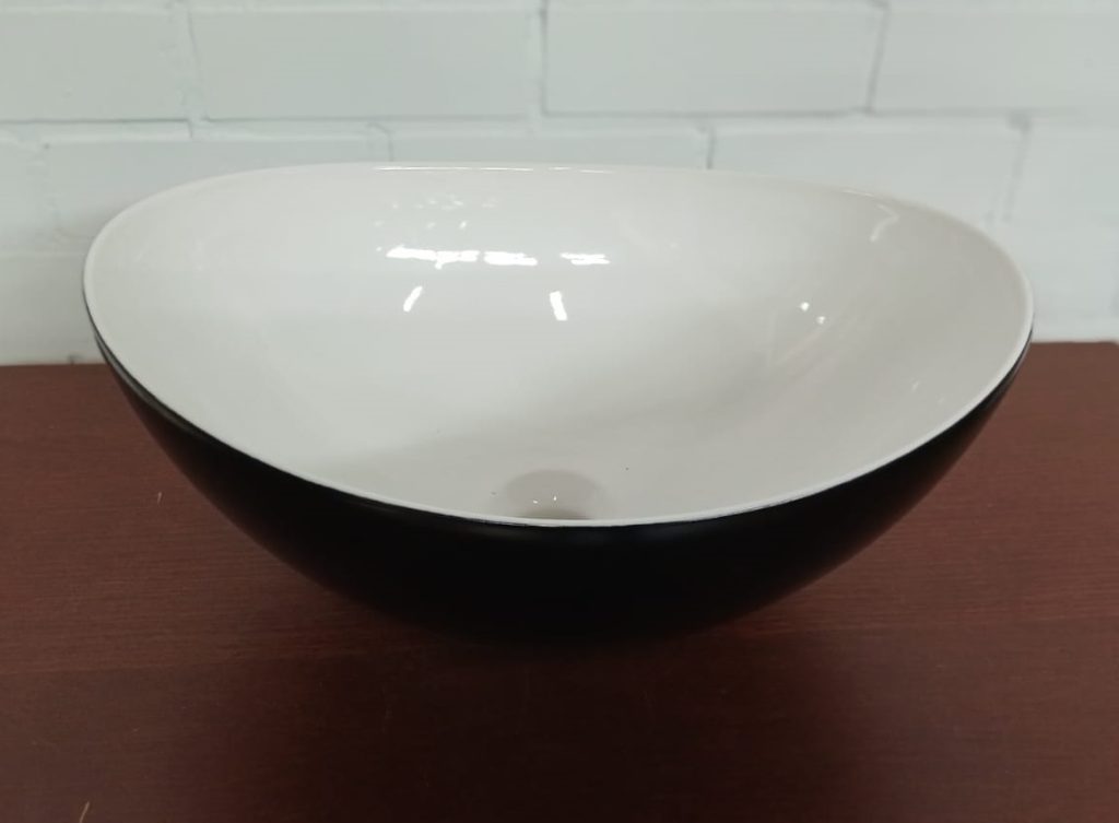 Plieger Scale keramische opbouw waskom