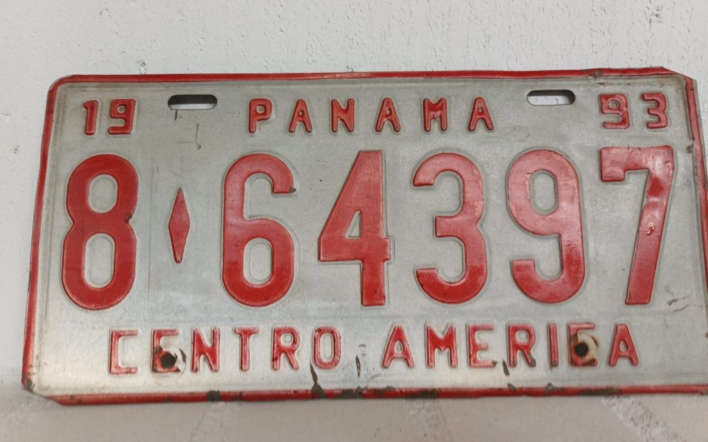 Kentekenplaat Panama - 1993