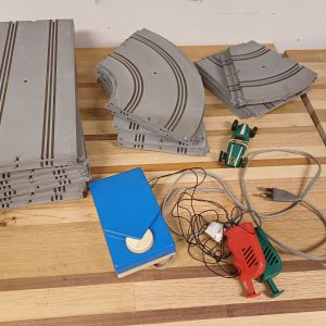 Airfix racebaan en onderdelen