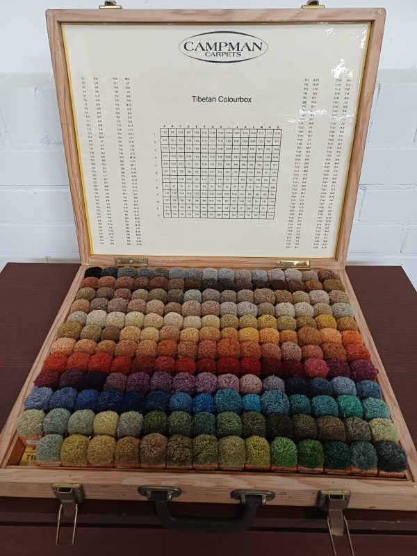 Campman Carpets koffer (kleurbox) voor tapijt