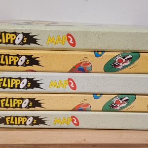 5 flippo mappen voorzien van heel veel flippo's