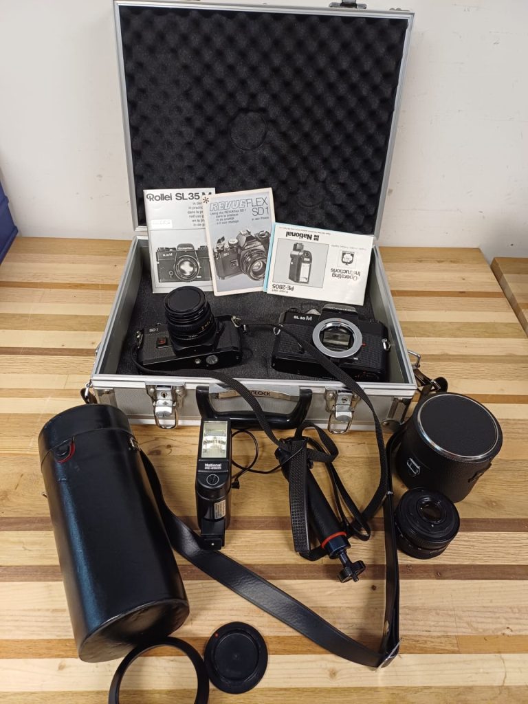 Kenlock koffer voorzien van camera apparatuur