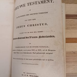 Bijbel 1842 - Het Nieuwe Testament