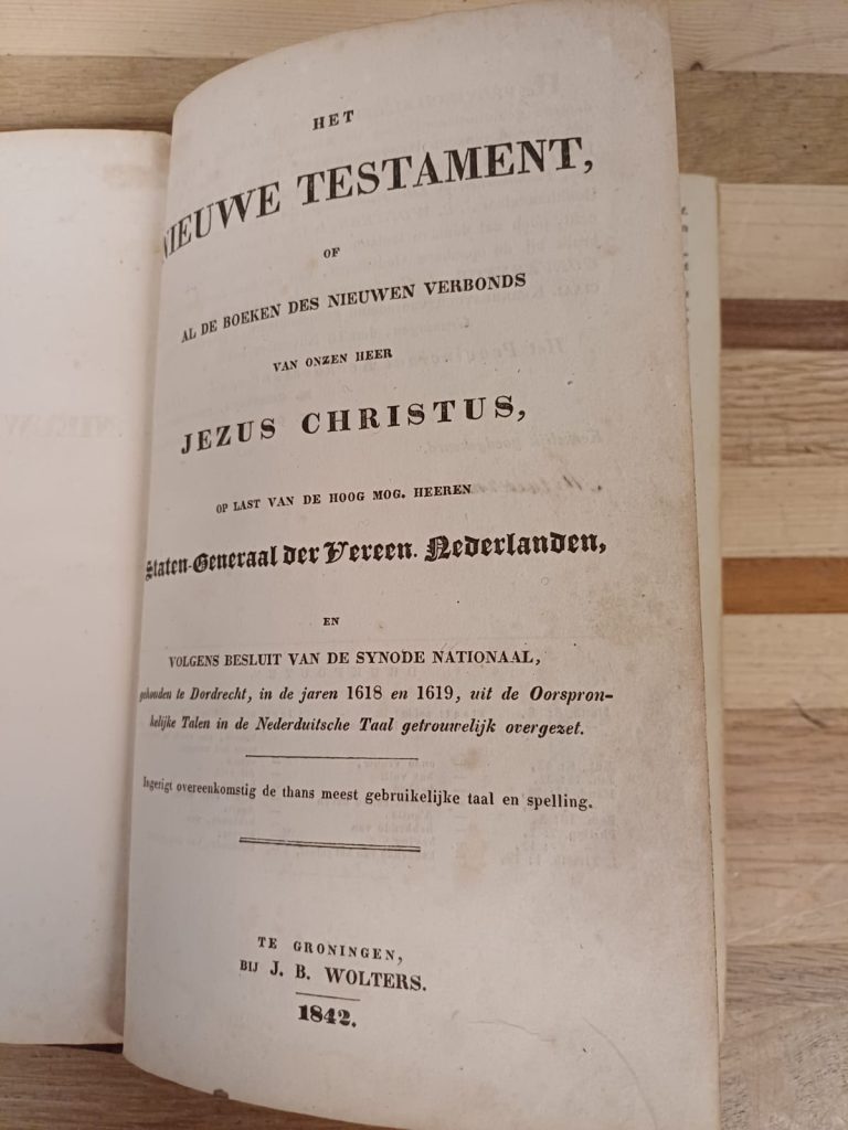 Bijbel 1842 - Het Nieuwe Testament