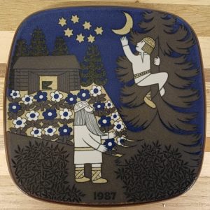 Arabia Kalevala jaarbord Uosikkinen - 1987