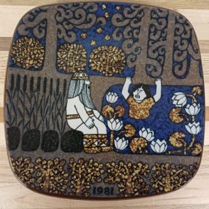 Arabia Kalevala jaarbord Uosikkinen - 1981