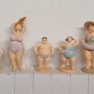 Verzameling - de Dikke Dames beeldjes - 9 stuks
