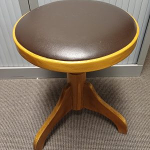 Vintage Pianokruk - hout - rond