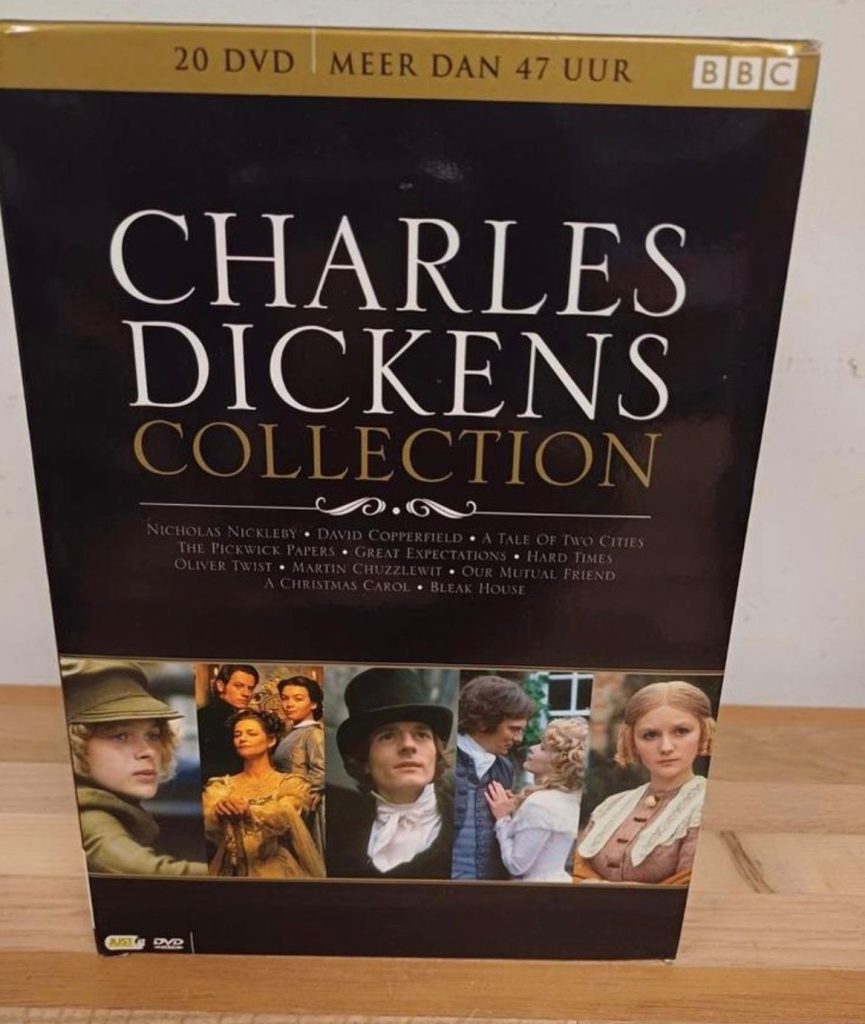 Mooie dvd box Van Charles Dickens