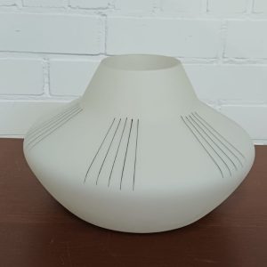 Vintage lamp met streepjespatroon