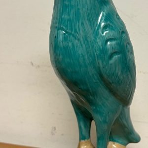 G & C Denemark porseleinen papegaai turquase