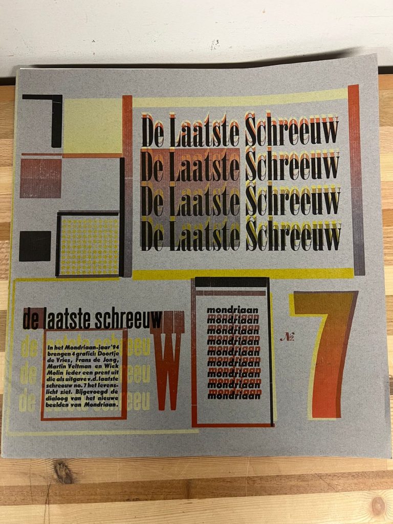De Laatste Schreeuw Mondriaan nr 7 - Prent 11/200