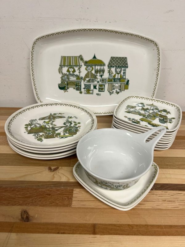 18 delig Figgjo Flint Market servies