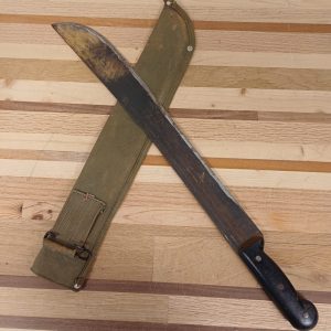 Vintage leger machete uit (waarschijnlijk) II wereldoorlog