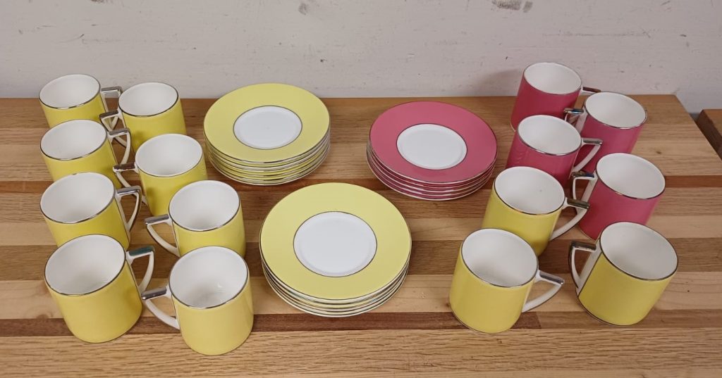 Wedgwood Jasper Conran kop en schotels - 15 stuks