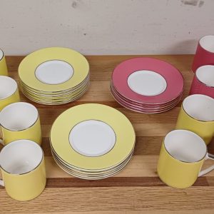 Wedgwood Jasper Conran kop en schotels - 15 stuks