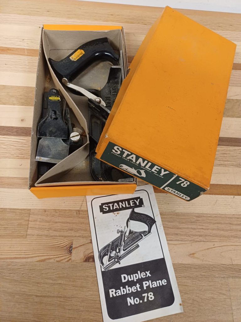 Stanley 78 - Duplex Rabbet Plane - sponningschaaf