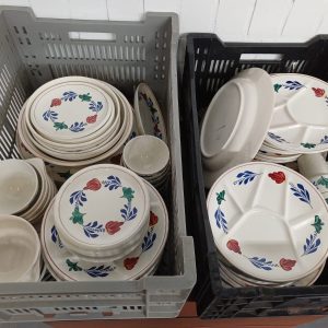 97 delig Boerenbont servies