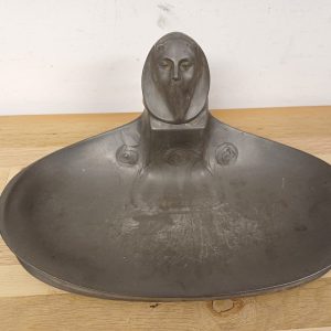 Kayserzinn inktpot en pennenbakje