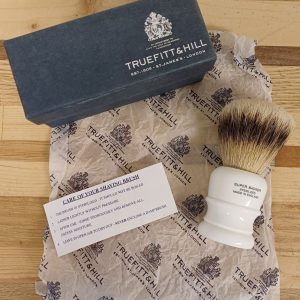 Truefitt & Hill Scheerkwast Super Badger Wellington Porselein