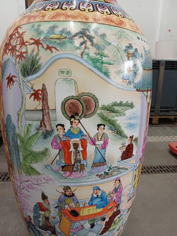 Zeer mooie - groot formaat - Chinese vaas