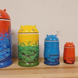 Google Matroesjka poppen - 6 stuks