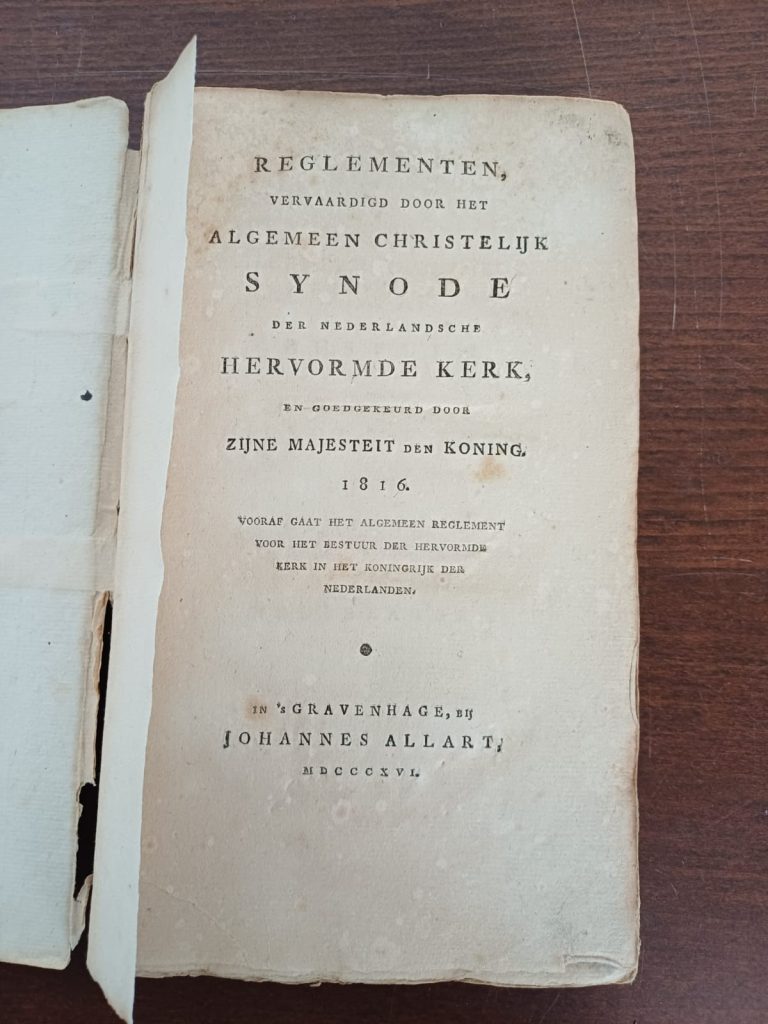 Reglementen - Algemeen Christelijk Synode
