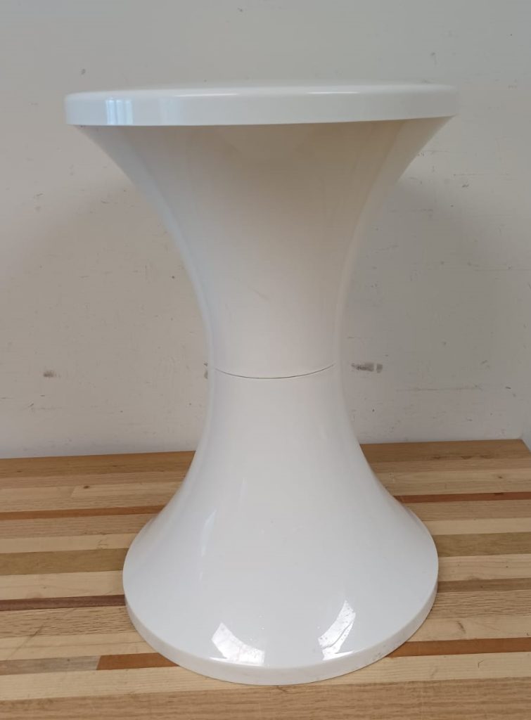Tamtam retro kruk wit designerkruk