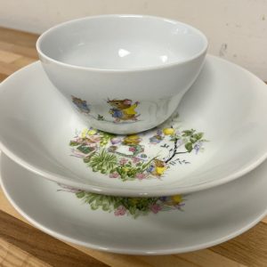Konitz Porselein Kinder Servies - Bord, Kom en Diep Bord