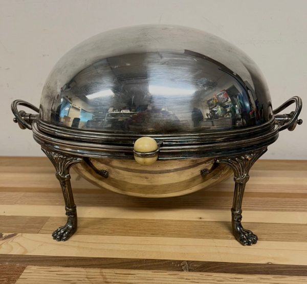 Edwardiaanse verzilverde tureen