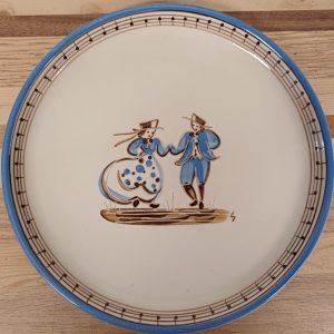 Knabstrup bord - dansen traditioneel paar