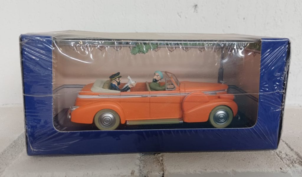 Kuifje auto - Le taxi de New-Delhi - Cadillac Fleetwood