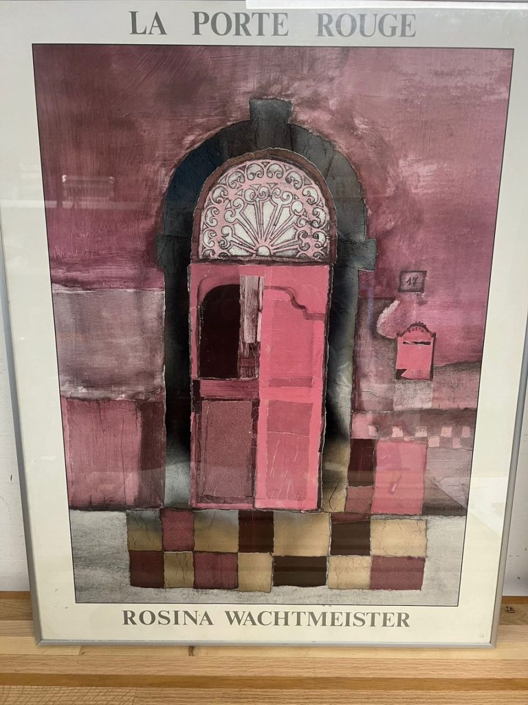 Ingelijste kunstdruk "La Porte Rouge" Rosina Wachtmeister