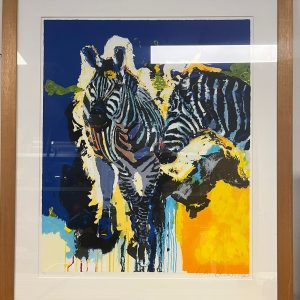 Carlos Blaaker - Zebras (Lithografie)