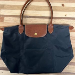 Longchamp tas antraciet maat s